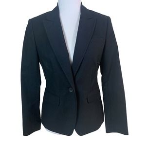Banana Republic Black Single-Button Blazer
